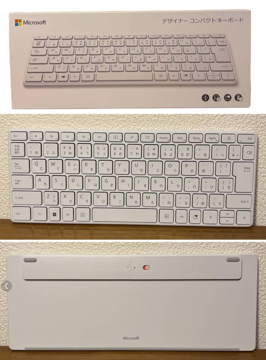 マイクロソフト デザイナー コンパクト キーボード 21Y-00049 21Y