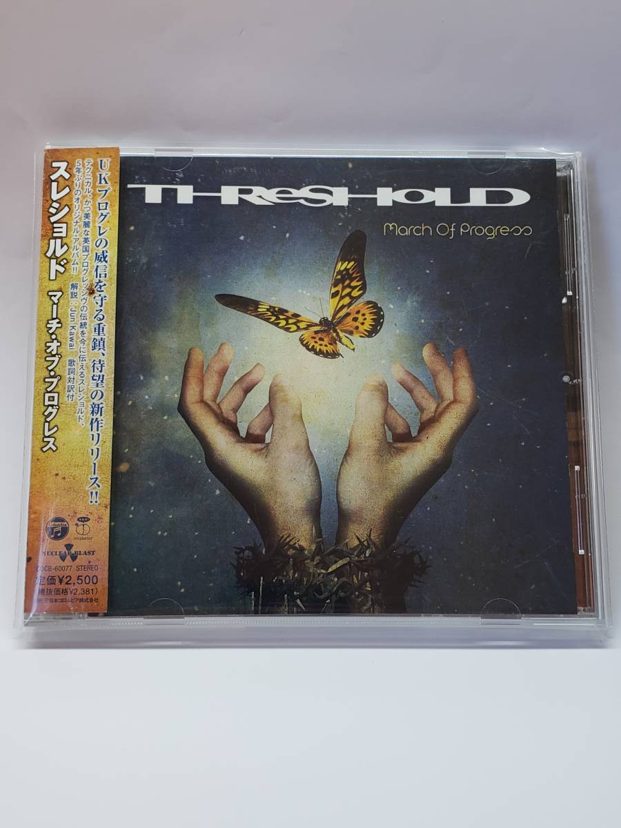 THRESHOLD／MARCH OF PROGRESS／スレッショルド／マーチ・オブ・プログレス／国内盤CD／帯付／2012年発表／