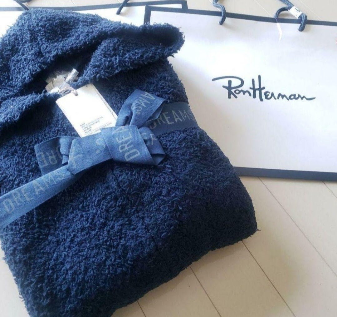 紙袋付き 新品未使用 RonHerman ベアフット ロンハーマン ネイビー L