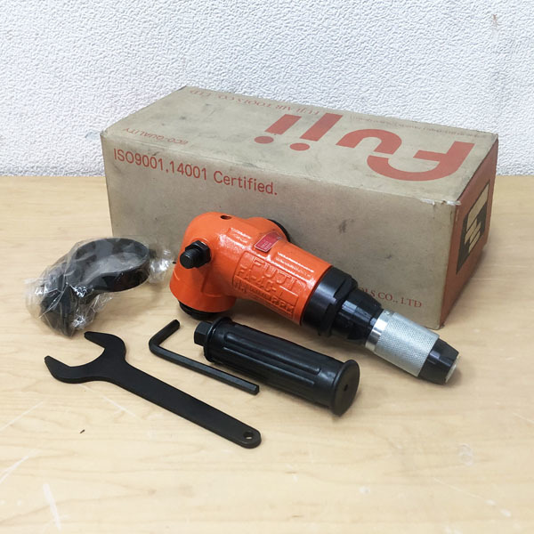 【未使用】不二空機/FUJI 中型・大型 アングルグラインダー FA-4C-1 砥石外径100mm エアーグラインダー エアツール ※No.1※