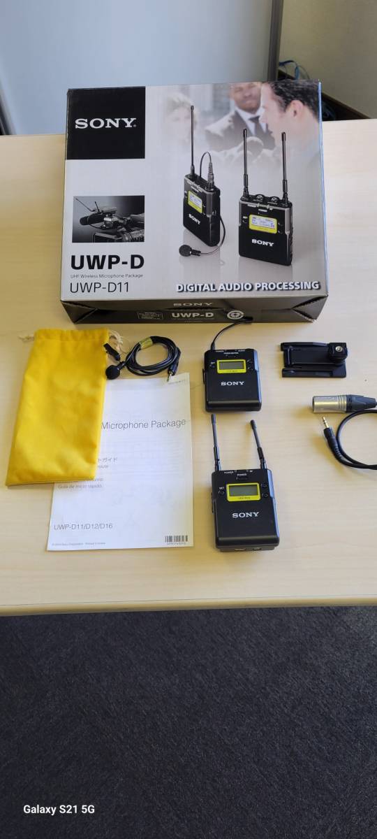 業務用☆完動品☆美品ソニーワイヤレスマイクロホンパッケージ