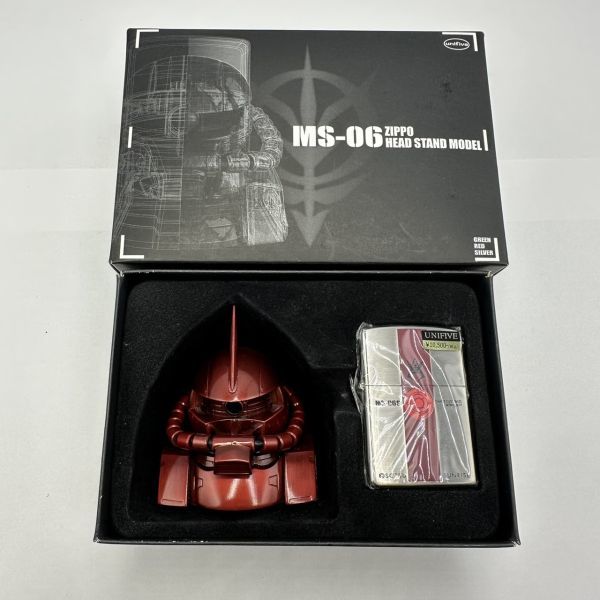 機動戦士ガンダムMS-06 ZAKUザク シャー専用ZIPPO スタンド 機動戦士ガンダムMS-06 ZAKUザク シャー専用ZIPPO スタンド