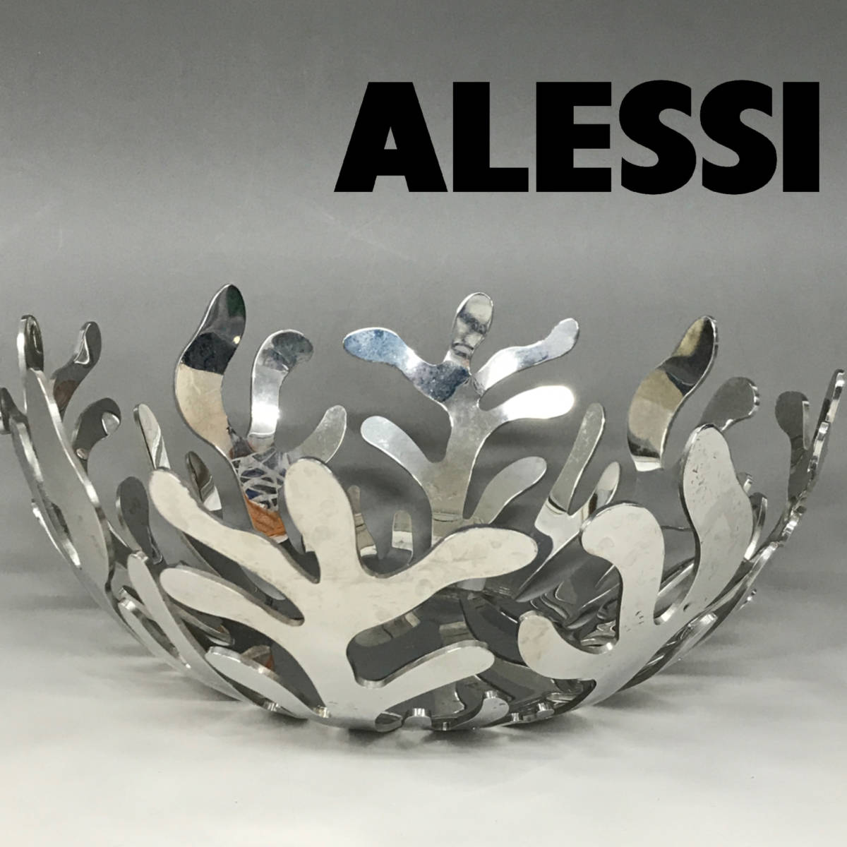 人気，人気セール BNC17/92 ALESSI アレッシィ 2005年 デザイン バスケット ITALY-INOX 18/10 直径225mm ステンレス フルーツ置(バスケット、かご)｜売買されたオークション情報、yahooの商品情報をアーカイブ公開 - オーク バスケット、かご