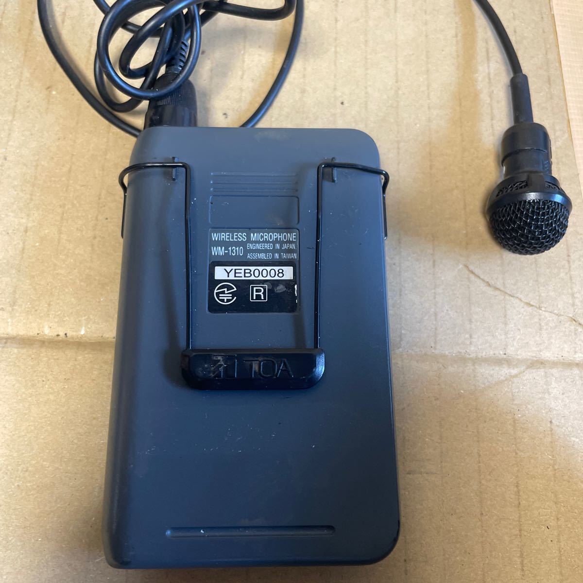TOA WIRELESS MICROPHONE WM-1310 （タイピン型） 【公式通販】
