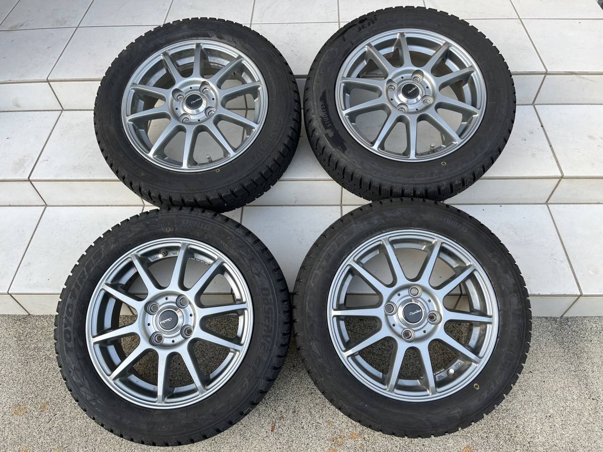 2021年製【バリ山スタッドレス】155/65R14 TOYO OBSERVE GIZ2スタッドレスタイヤ 4本セット　タント，NBOX，スペーシア，デイズ，モコなど