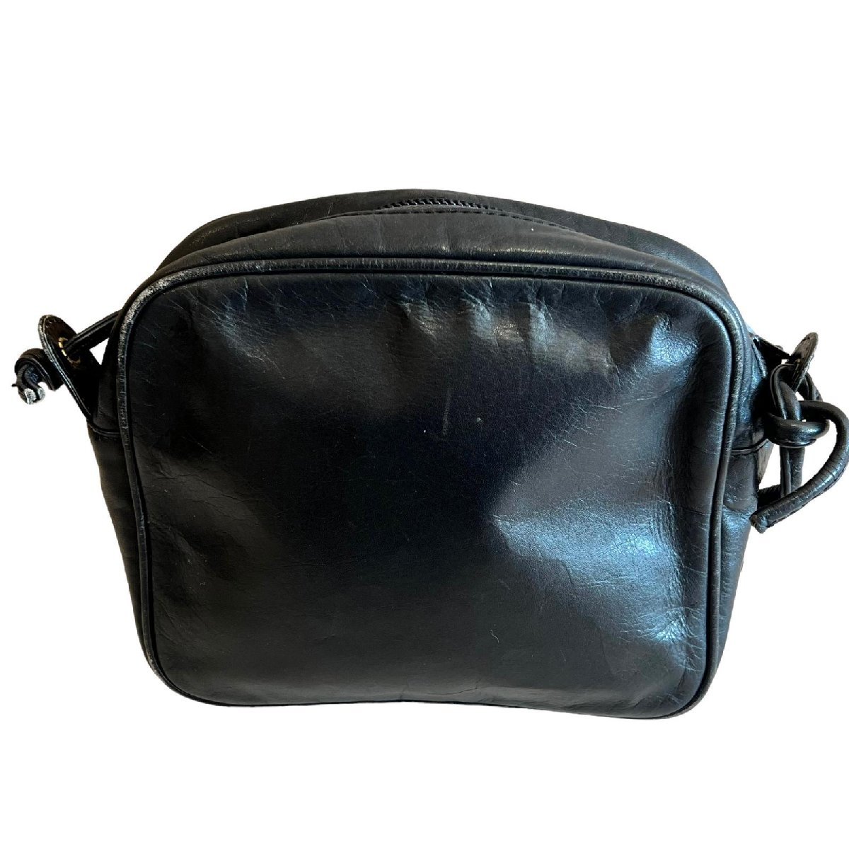 LOEWE ロエベ アナグラム ショルダーバッグ 斜め掛け PVC 総柄 ダーク 