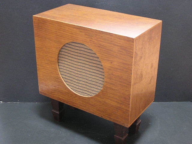 フランス ビンテージ 仏 Audax Extension Speaker モノラル－希少な 赤バン アルニコ マグネット の フルレンジ T 19 PA 12 搭載