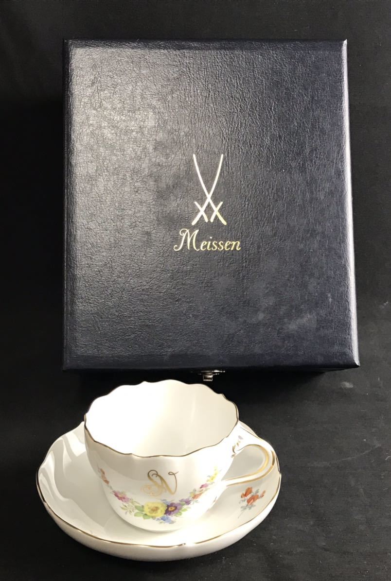 1000円〜□☆Meissen ☆マイセン ベーシックフラワー カップ&ソーサー