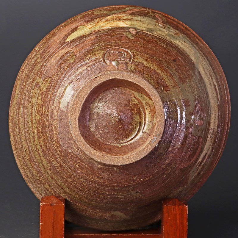 古美味】十一代長岡空権(住右衛門)造 楽山焼茶碗 茶道具 保証品 Zv6R