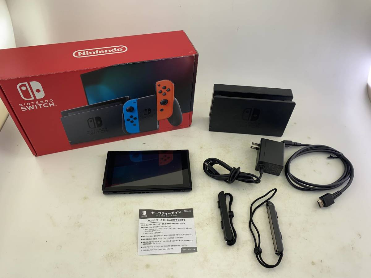 1円～【ジャンク品】任天堂switch 本体 [2019年8月モデル] バッテリー
