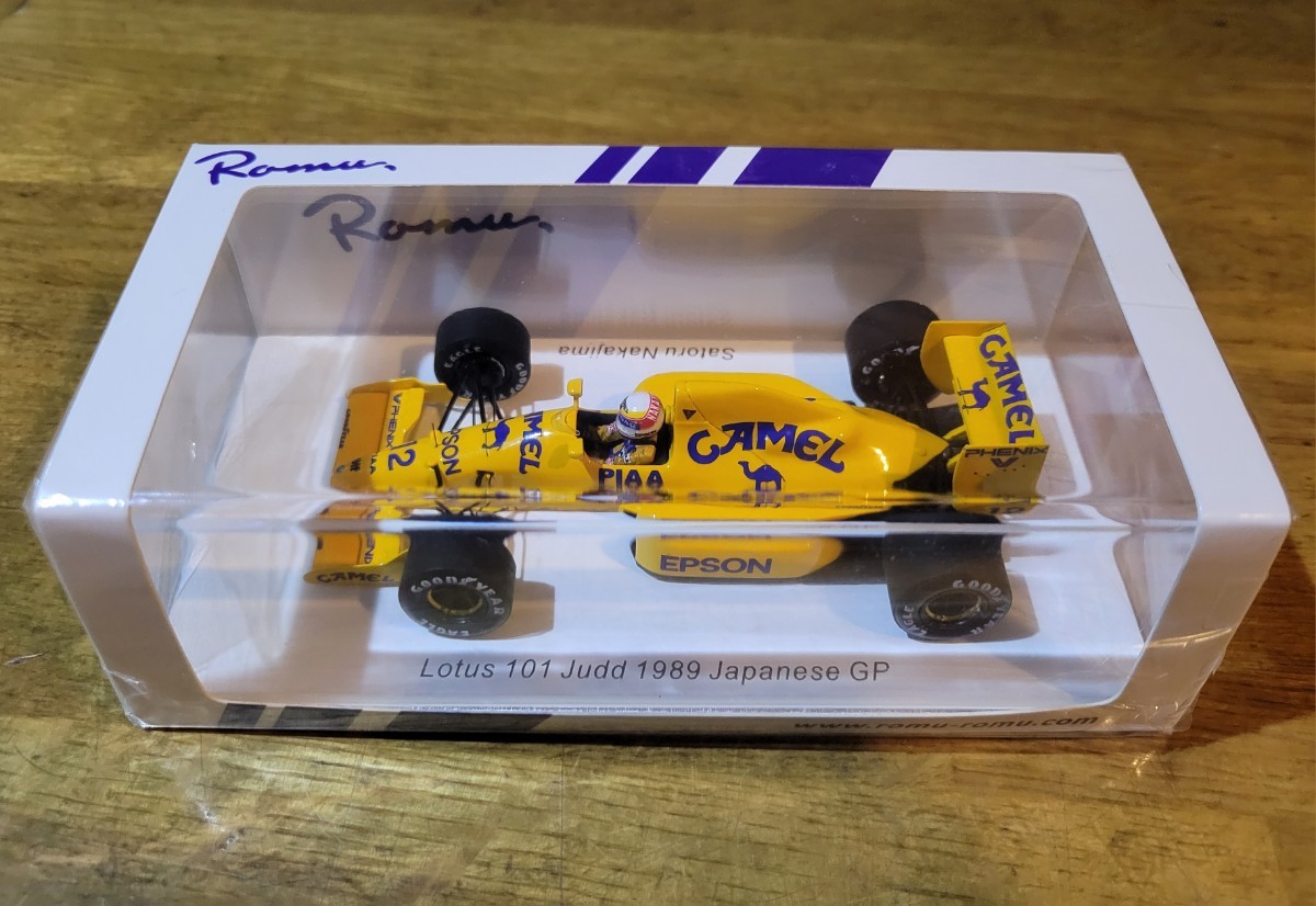 モデルガレージ ロム 別注スパーク 1/43 ロータス ジャッド 101 中嶋悟 日本GP 未開封