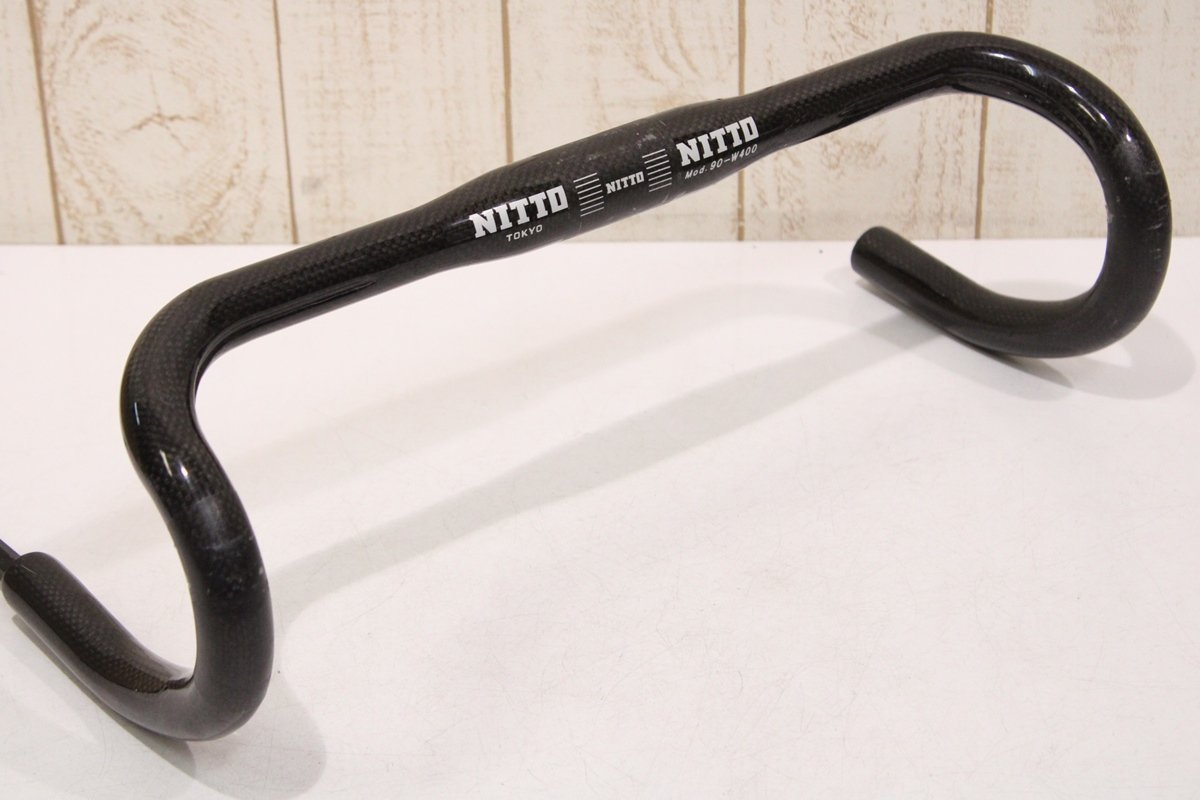 ☆NITTO 日東 Mod.90 カーボンドロップハンドル 400mm(C-C) Mod.90