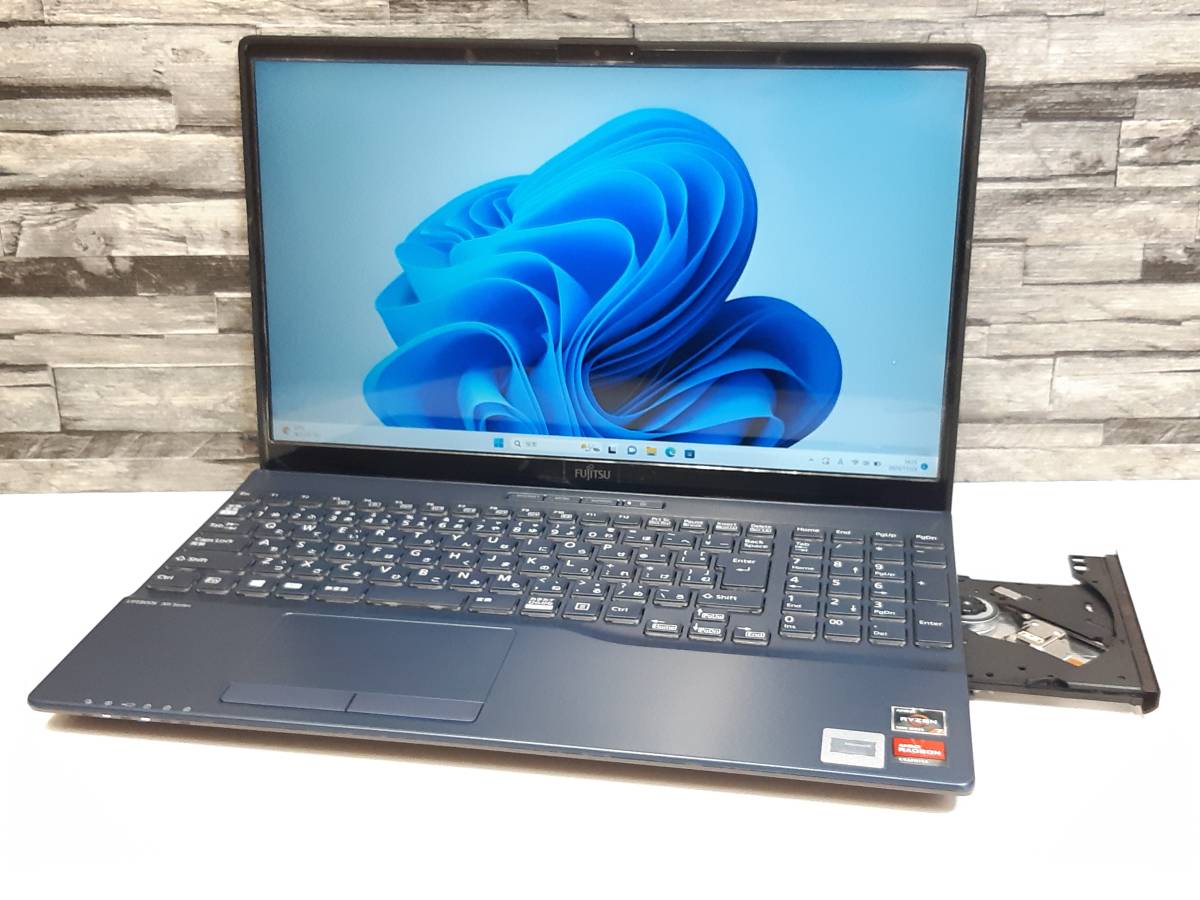 極上品/富士通レアブルー/LIFEBOOK/新型Window11搭載/2世代Core-i7