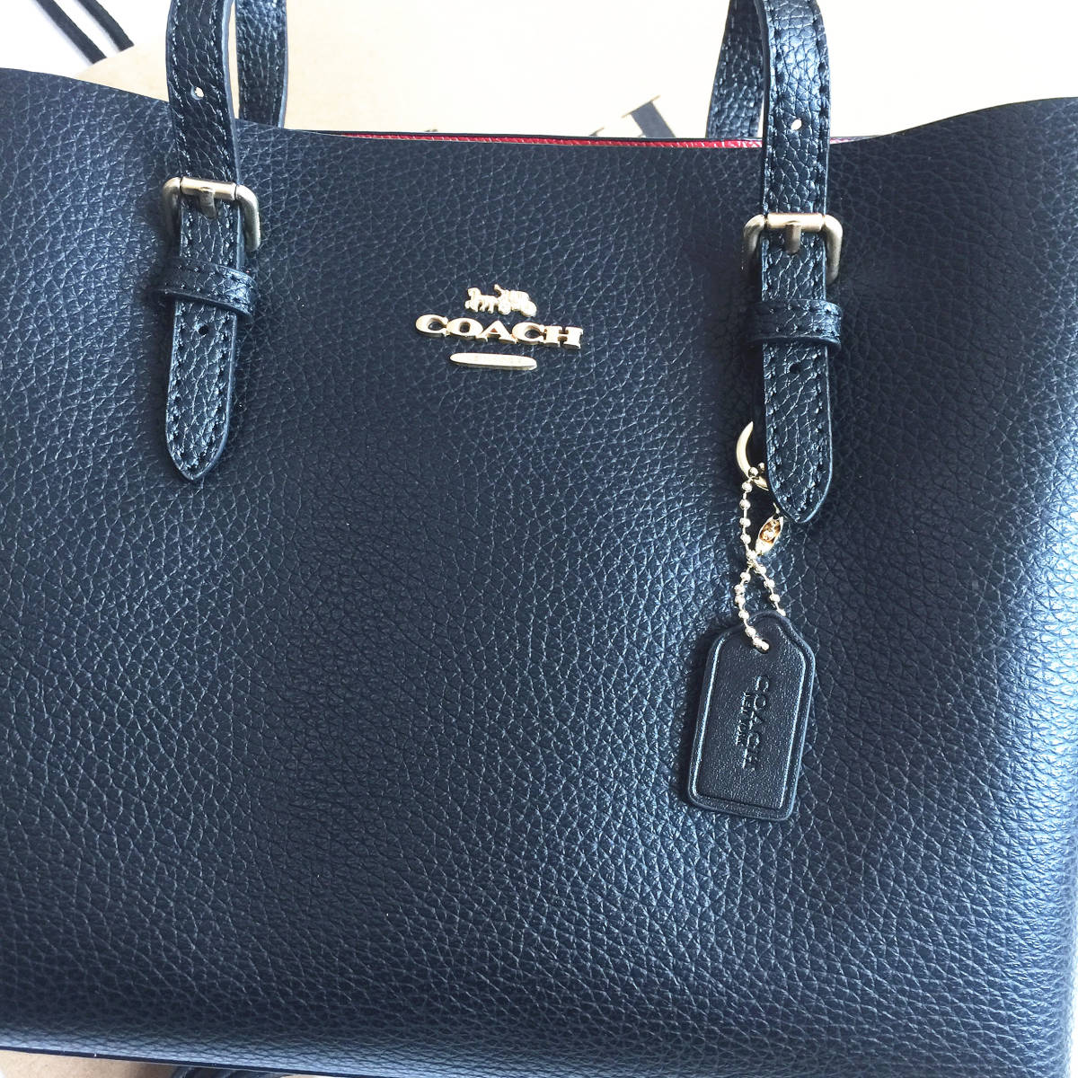 ☆新品☆コーチ/COACH バッグ C4084 ブラック トートバッグ ショルダー 