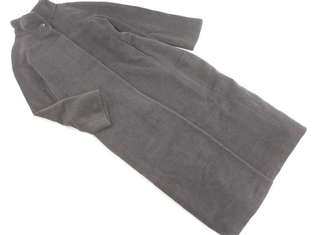 マックスマーラ カシミヤ混 ロング コート size42/グレー ◆■◎ ☆ dkc4 レディース