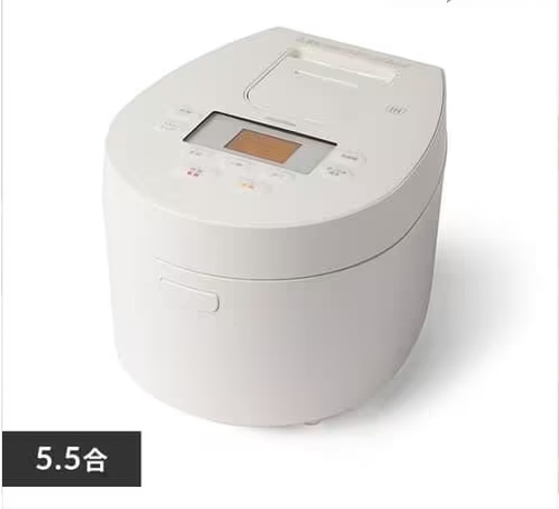 炊飯器 5.5合 IH 50銘柄炊き RC-IL50-W 極厚火釜 ホワイト