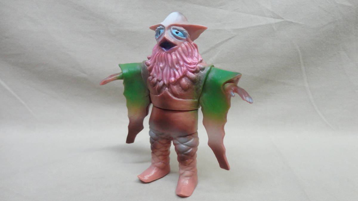 オール怪獣コレクション ミドル ミラクル星人 茶色 ソフビ ベアモデル