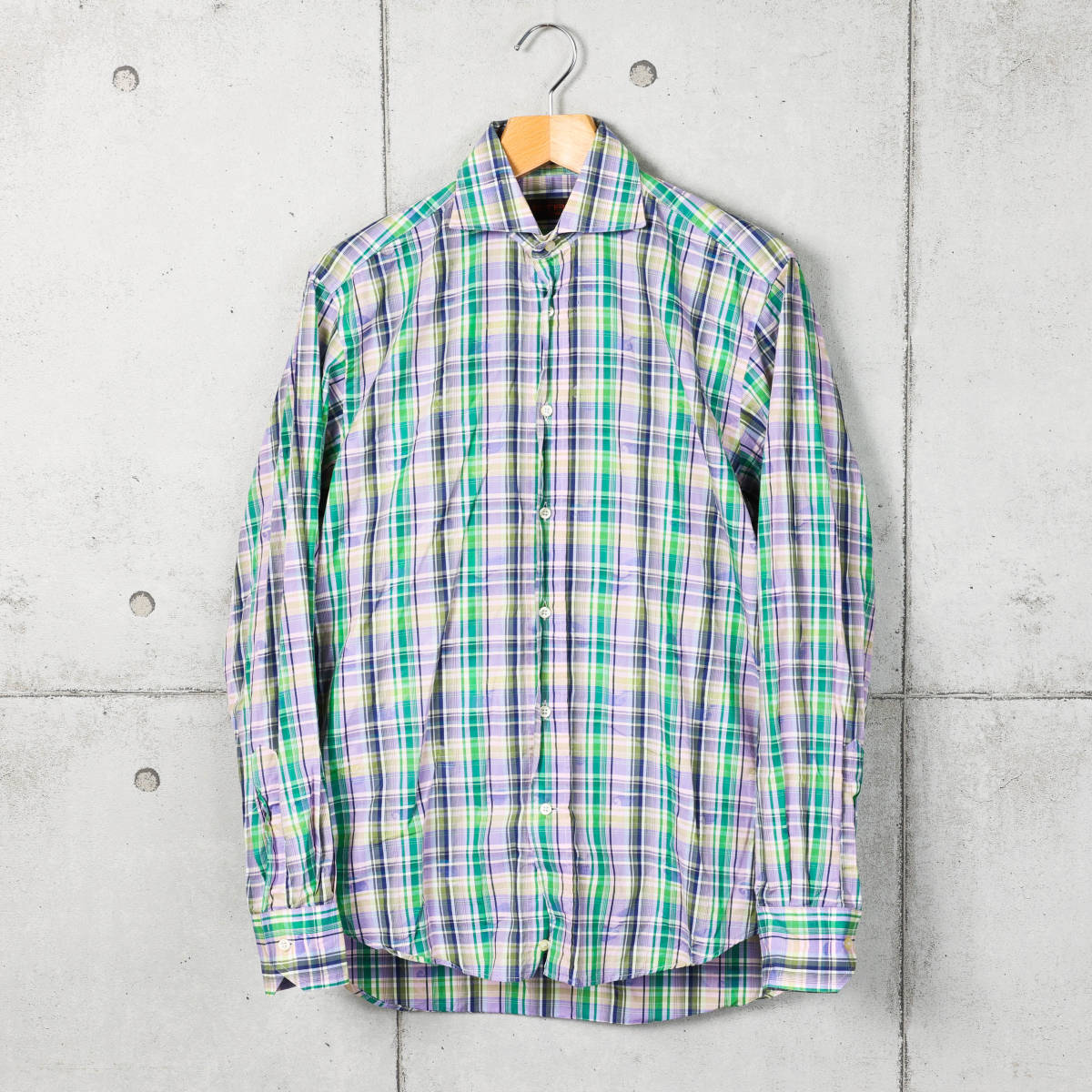 ETRO ペイズリー柄 エトロ マルチカラー リネンシャツ 大きい