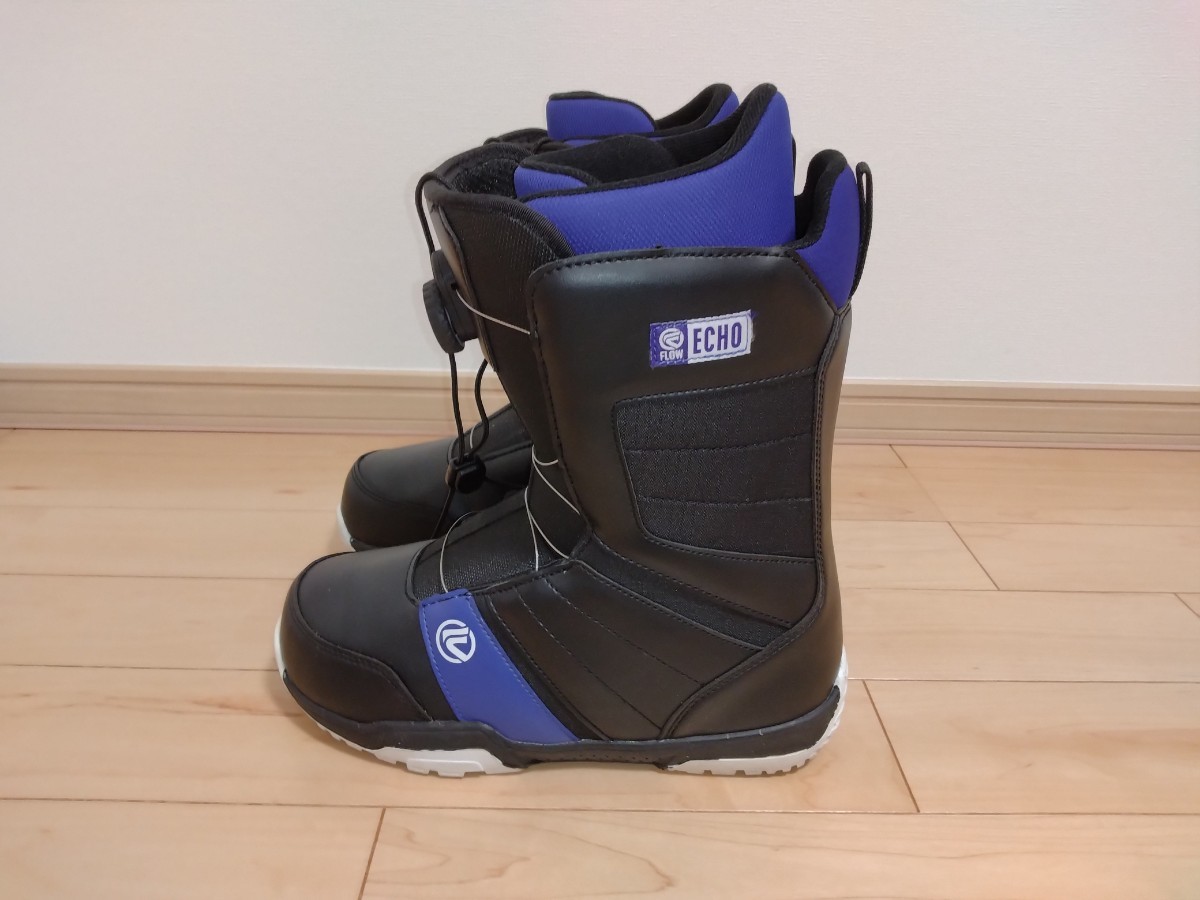 美品 FLOW フロー ECHO BOA エコ ボア スノボ ブーツ 25.5 FLOW スノーボードブーツ ECHO BOA MENS 25.5cm フロー エコー ボア