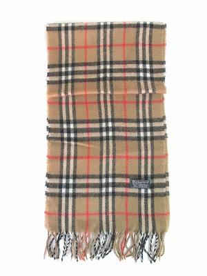 全国無料，新作 バーバリーズ Burberrys マフラー ノバチェック ラムウール イングランド製 ベージュ メンズ レディース(マフラー)｜売買されたオークション情報、yahooの商品情報をアーカイブ公開 - オークフ 服飾小物