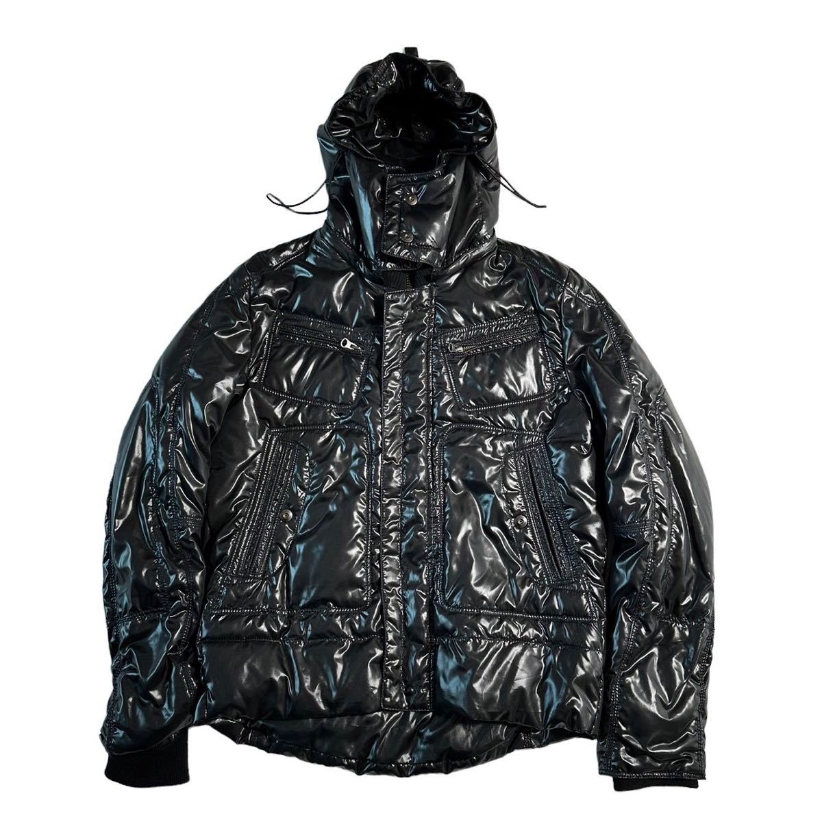 00s rare japanese label 291295 homme tec down jacket Archive 14th  