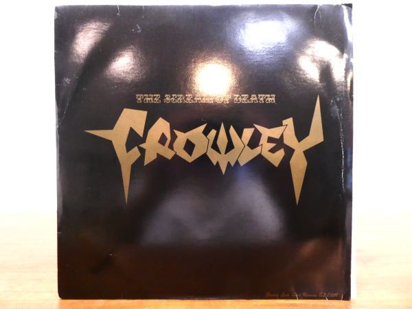 CROWLEY THE SCREAM OF DEATH 【ジャパメタ】 Z-62 CROWLEY THE SCREAM OF DEATH 8inchレコード ELL Record - ELL