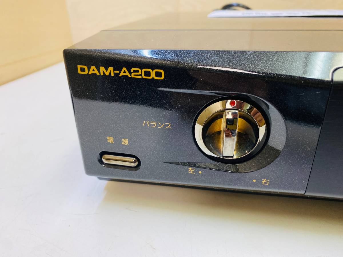 動作品】第一興商 DAM-A200 アンプ カラオケ機器