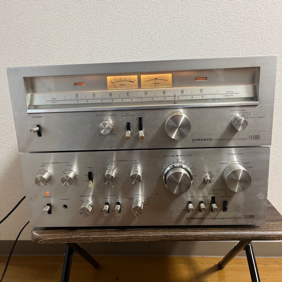 Pioneer パイオニア SA-8900 TX-8900 プリメインアンプ ステレオ Pioneer パイオニア SA-8900 TX-8900 プリメインアンプ ステレオ