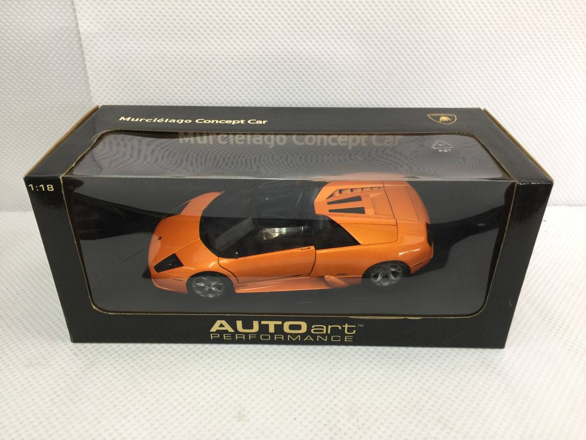  ooN444 AUTO art 1/18 ランボルギーニ ムルシエラゴ メタリックオレンジ 破損有 箱ダメージ有(乗用車)｜売買されたオークション情報、yahooの商品情報をアーカイブ公開 - オークファン 乗用車