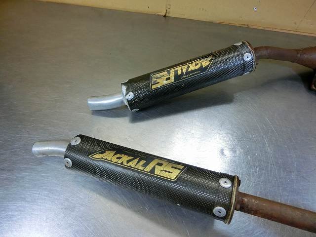 TZR250R-SP SP忠男 ジャッカルRSチャンバー左右セット☆3XV(マフラー