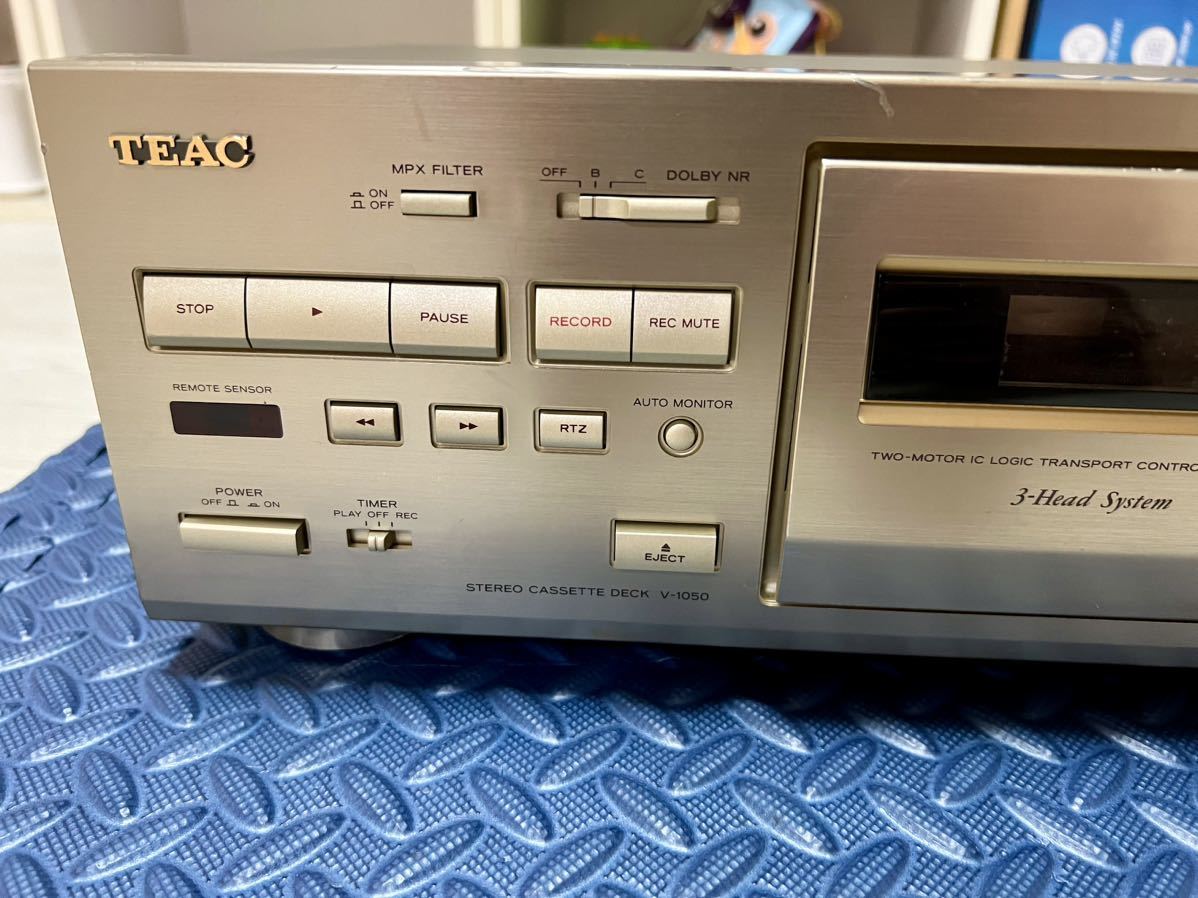 TEAC ステレオ カセット デッキ V-1050 カセットテーププレイヤー TEAC ステレオ カセット デッキ V-1050 カセットテーププレイヤー