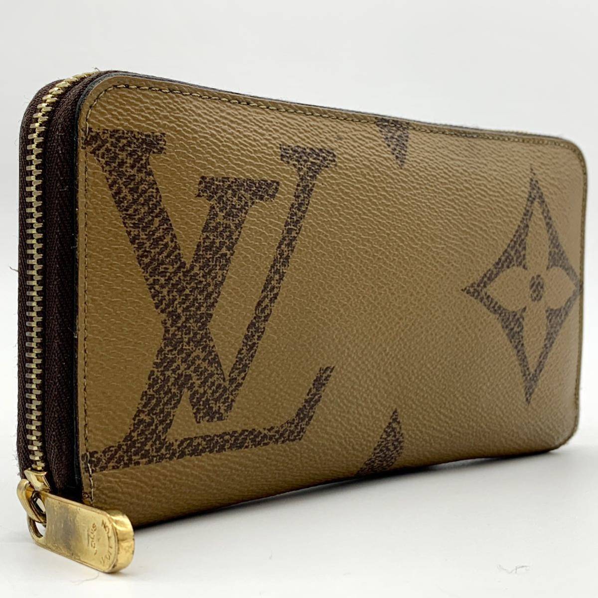 LOUIS VUITTON◇ジッピー・ウォレット_モノグラム・ジャイアント 