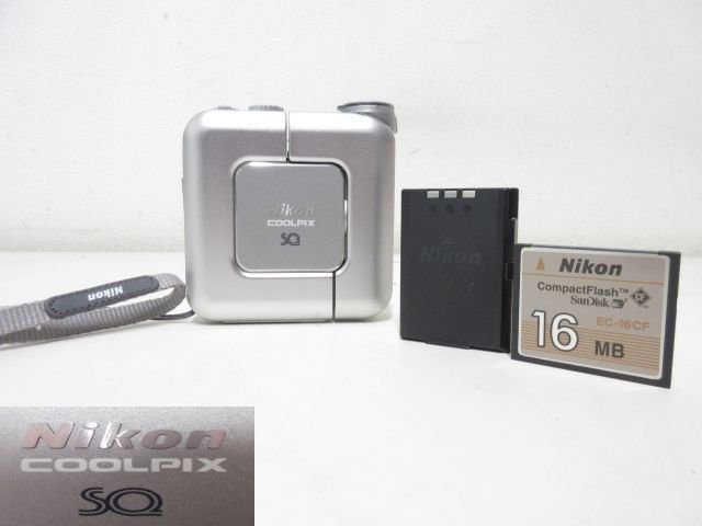 W8395R ニコン Nikon COOLPIX SQ コンパクトデジタルカメラ アダプターなし 動作未確認 ジャンク