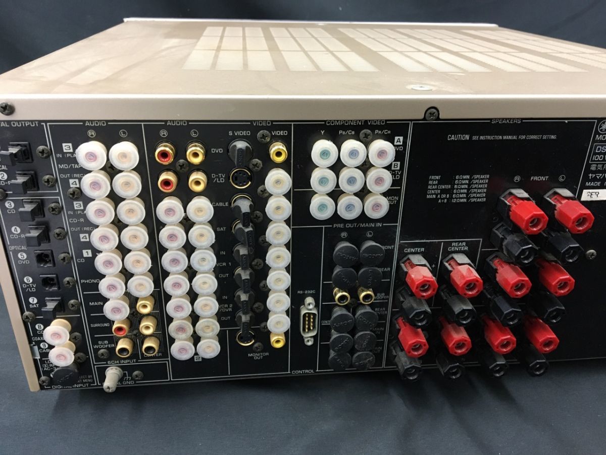 1201-258MK⑦22392 アンプ オーディオ機器 YAMAHA ヤマハ DSP-AX2 電化
