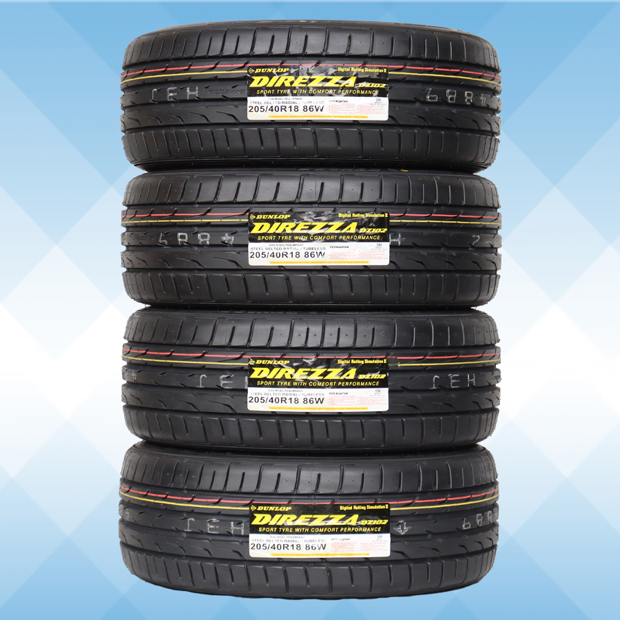 205/40R18 86W XL DUNLOP ダンロップ ディレッツァ DIREZZA DZ102 23年