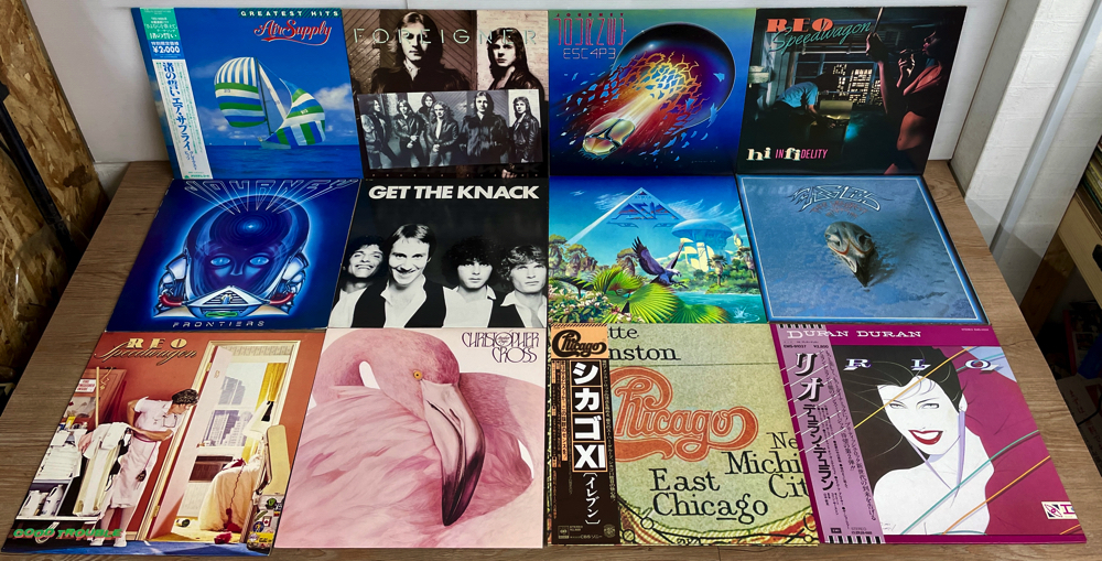 洋楽 ロック系 60枚 LP レコード 大量 セット 1128 フォリナー ジャーニー シカゴ イーグルス エイジア エアサプライ メンアットワーク