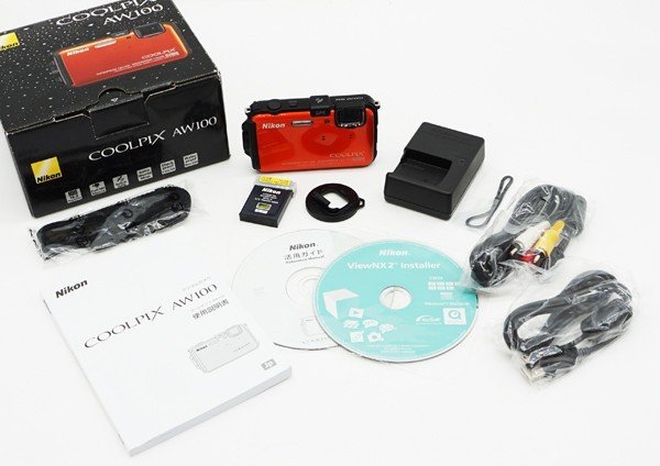 AW100 COOLPIX ニコン Nikon - デジタルカメラ | ナチュラルホワイト