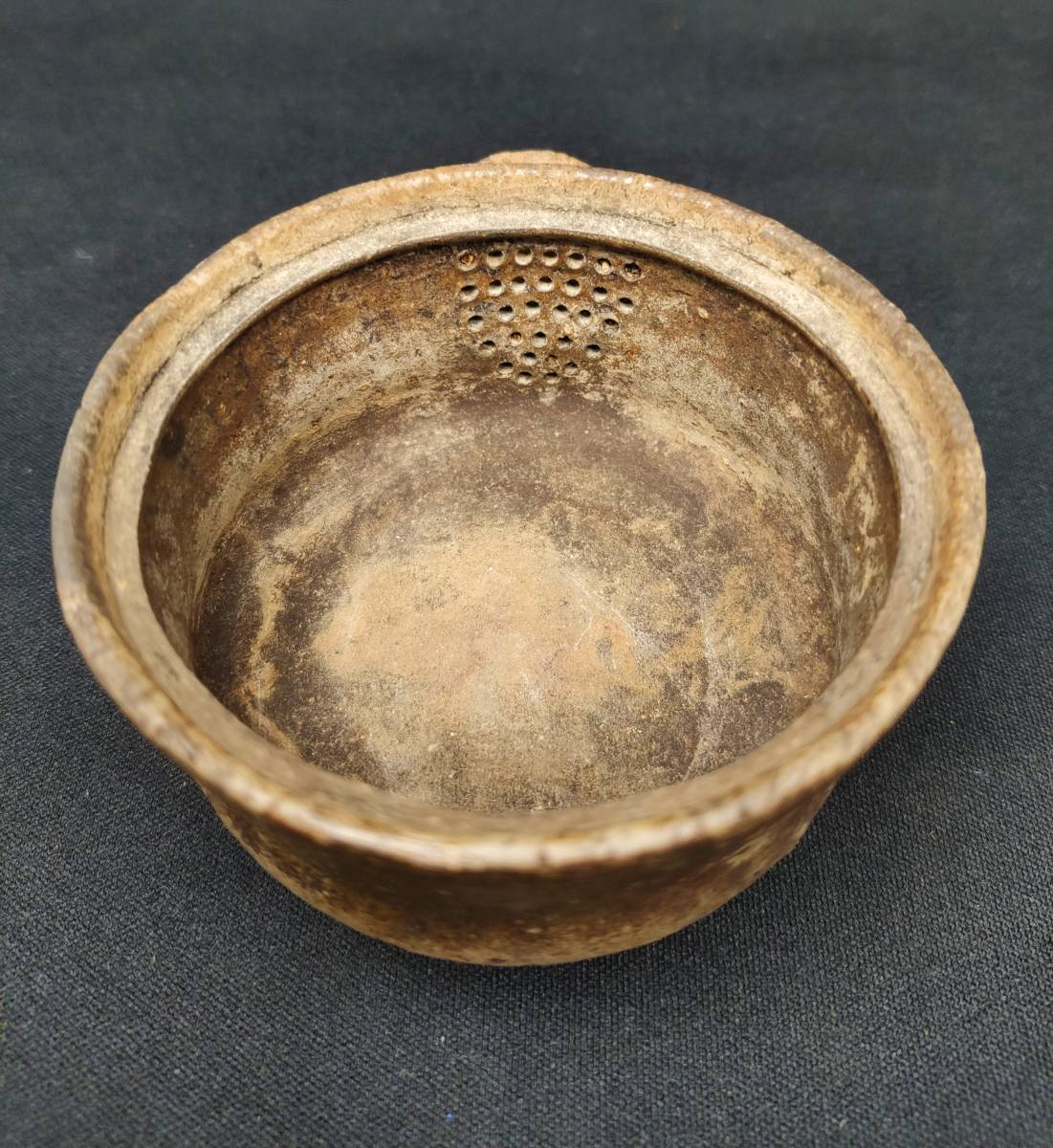 龍摘み☆検索(朱 古い煎茶道具☆備前焼 窯変 手捻り宝瓶 最新作 玉銜龍