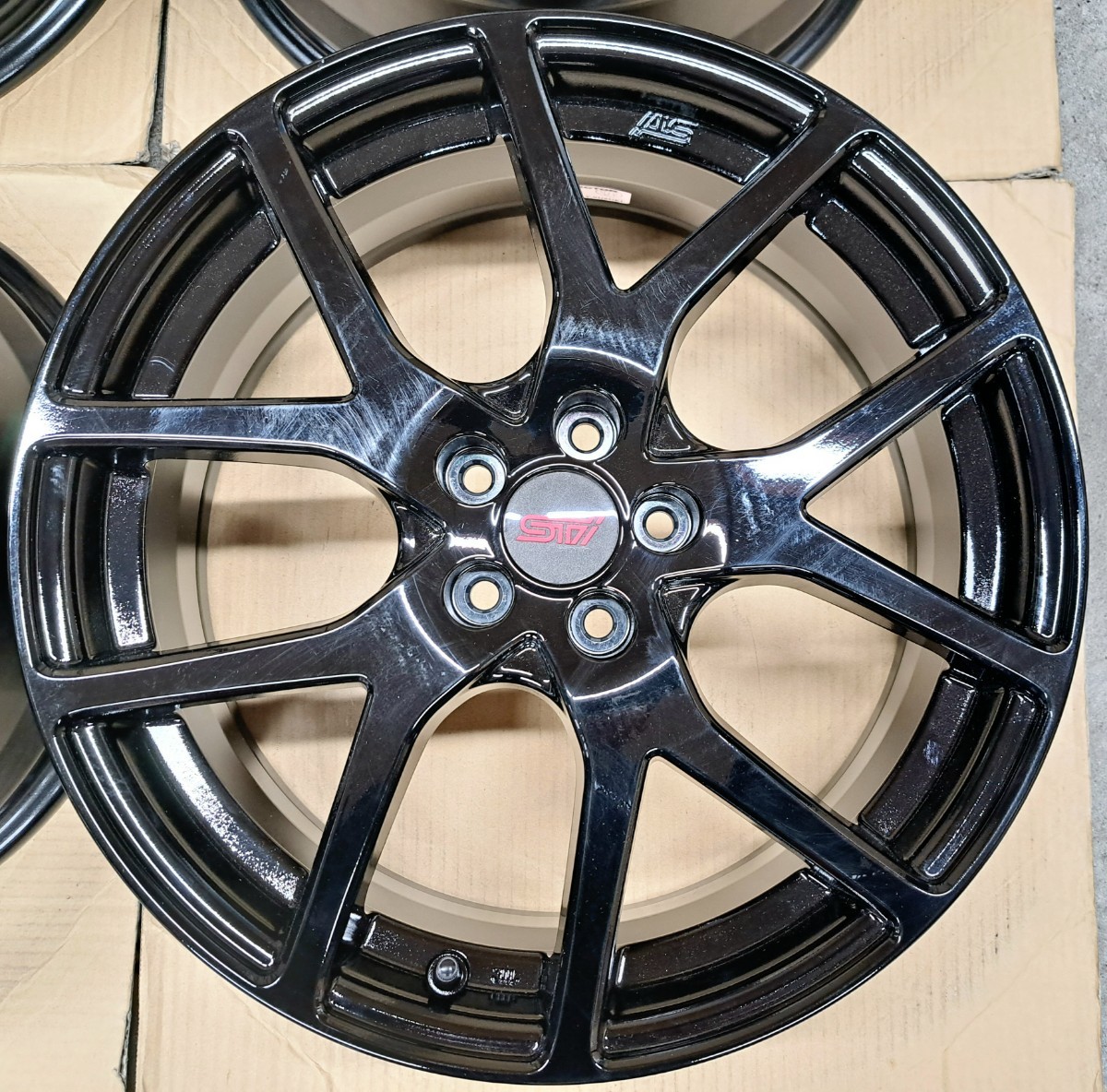 ほぼ新品】スバル XV STI 純正 オプション 18インチ ホイール 4本