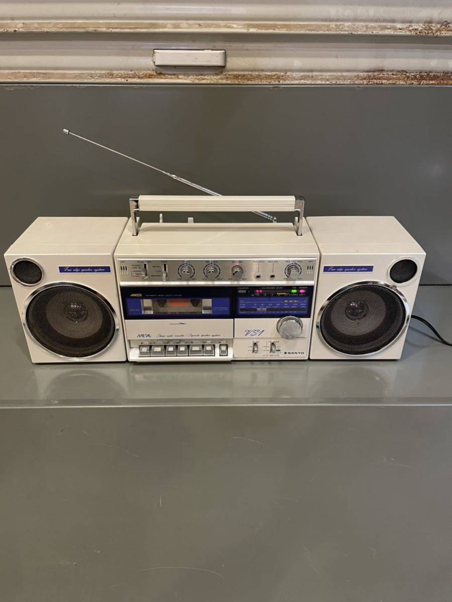 SANYO MR-VS1 ラジカセ 昭和レトロ 当時物 現状品 SANYO ラジカセ MR-VS1 セパレートタイプ サンヨー 昭和レトロ