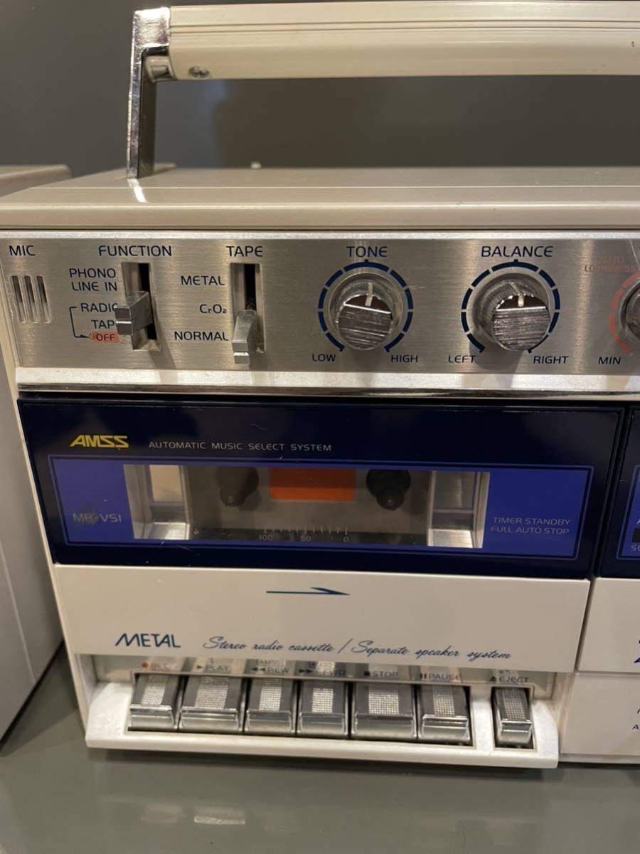 SANYO ラジカセ MR-VS1 セパレートタイプ サンヨー 昭和レトロ