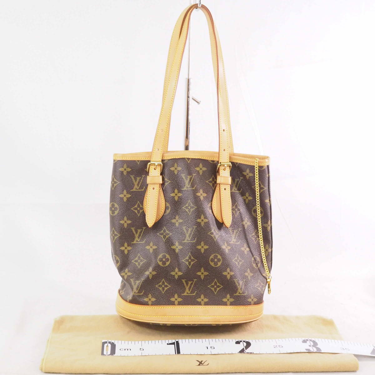 ルイ・ヴィトン モノグラム プチ・バケット PM LOUIS VUITTON バケツ型 