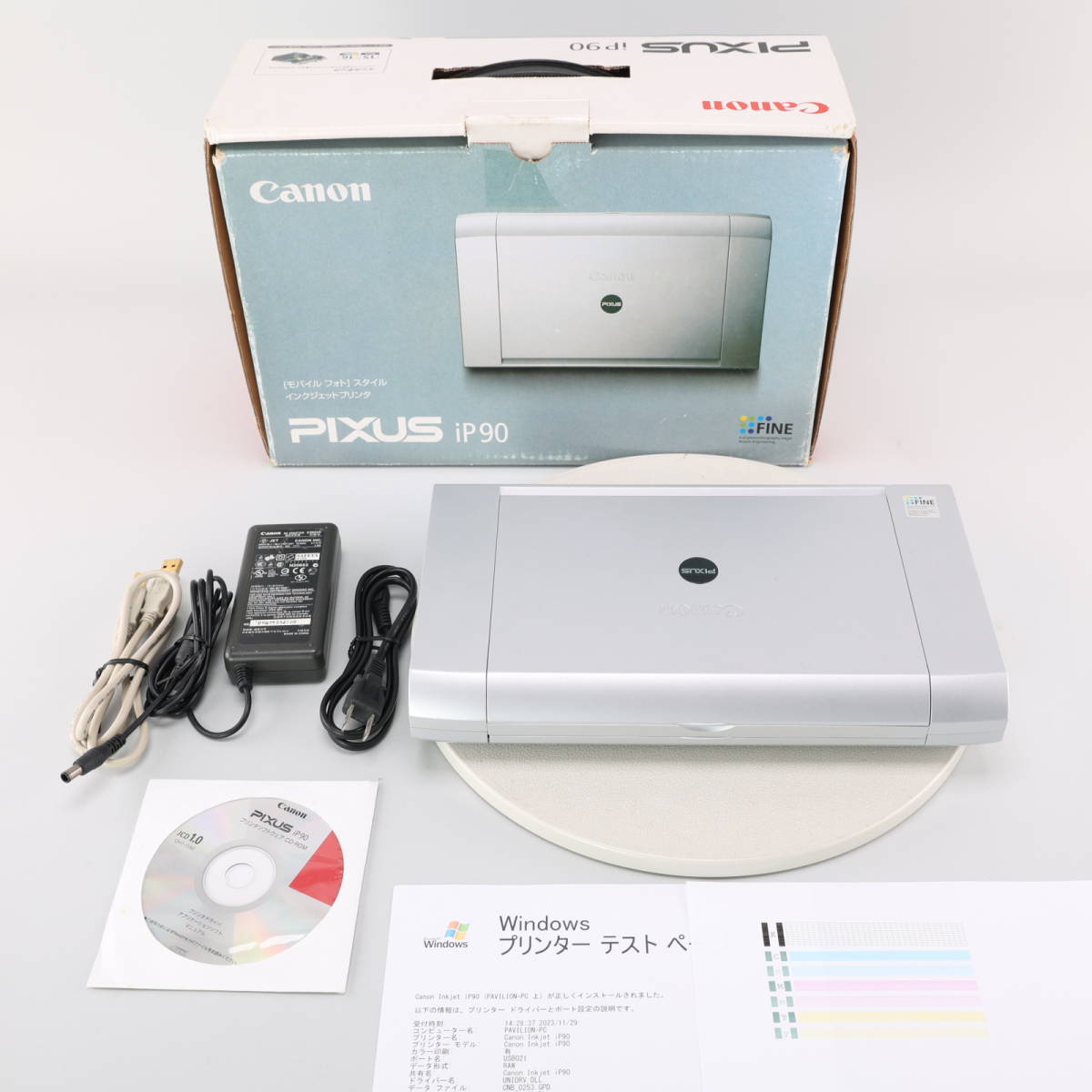 ★☆★送料無料★良品★Canon　PIXUS　iP90　モバイルプリンター　正常動作品☆★