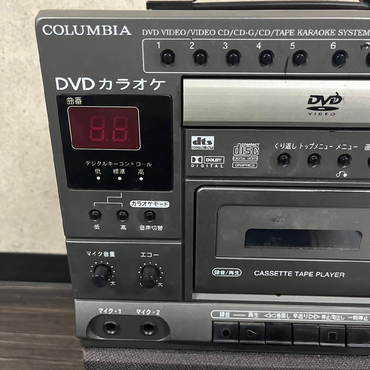 COLOMBIA コロンビア DVD カラオケシステム カセットテープ CDV-550
