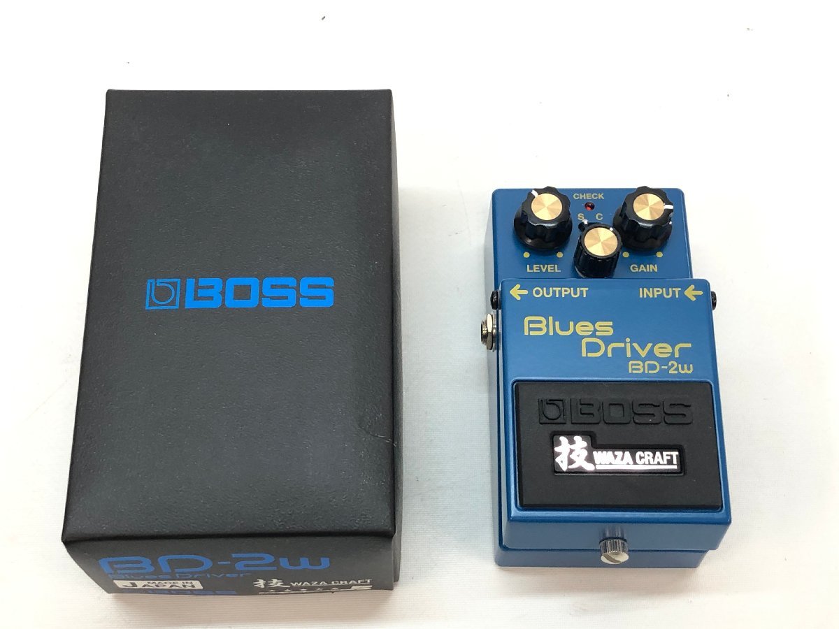 BOSS BD-2W 技クラフト BOSS Blues D技 BD-2w 箱付き BOSS Blues D/