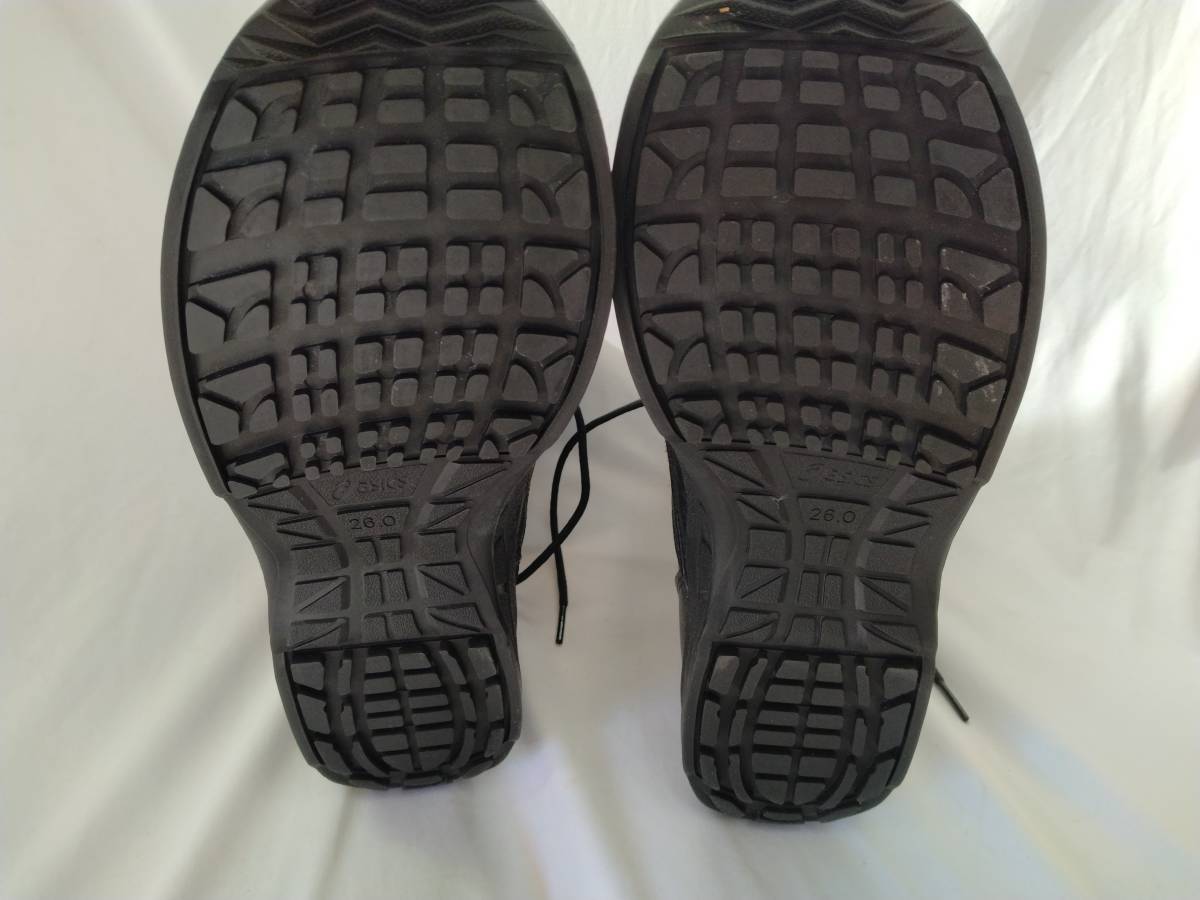 □アシックス asics FIS311 ウィンジョブRG2 消防用編上げ靴 26