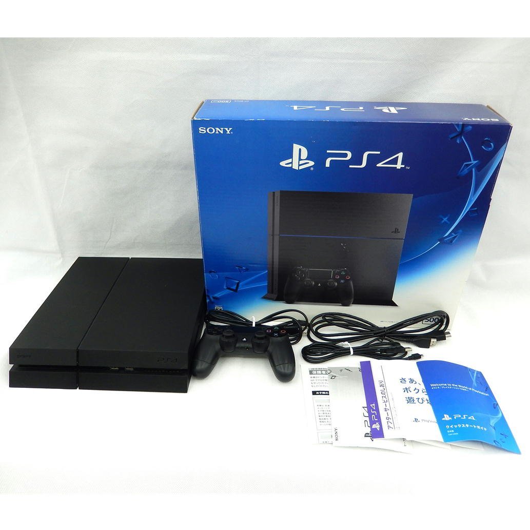 500GB PlayStation4 SONY 動作確認済 本体⁄箱 HDR対応 1円【良品】SONY