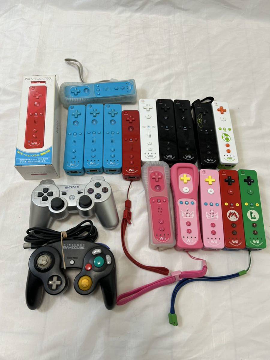 レトロゲーム】Wiiリモコンプラス大量まとめ売り マリオ ルイージ
