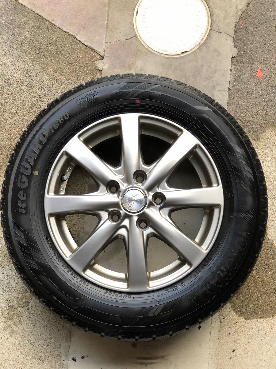 2019年製☆ ヨコハマ iG60 195/65R15 タイヤ・ホイールセット ノア