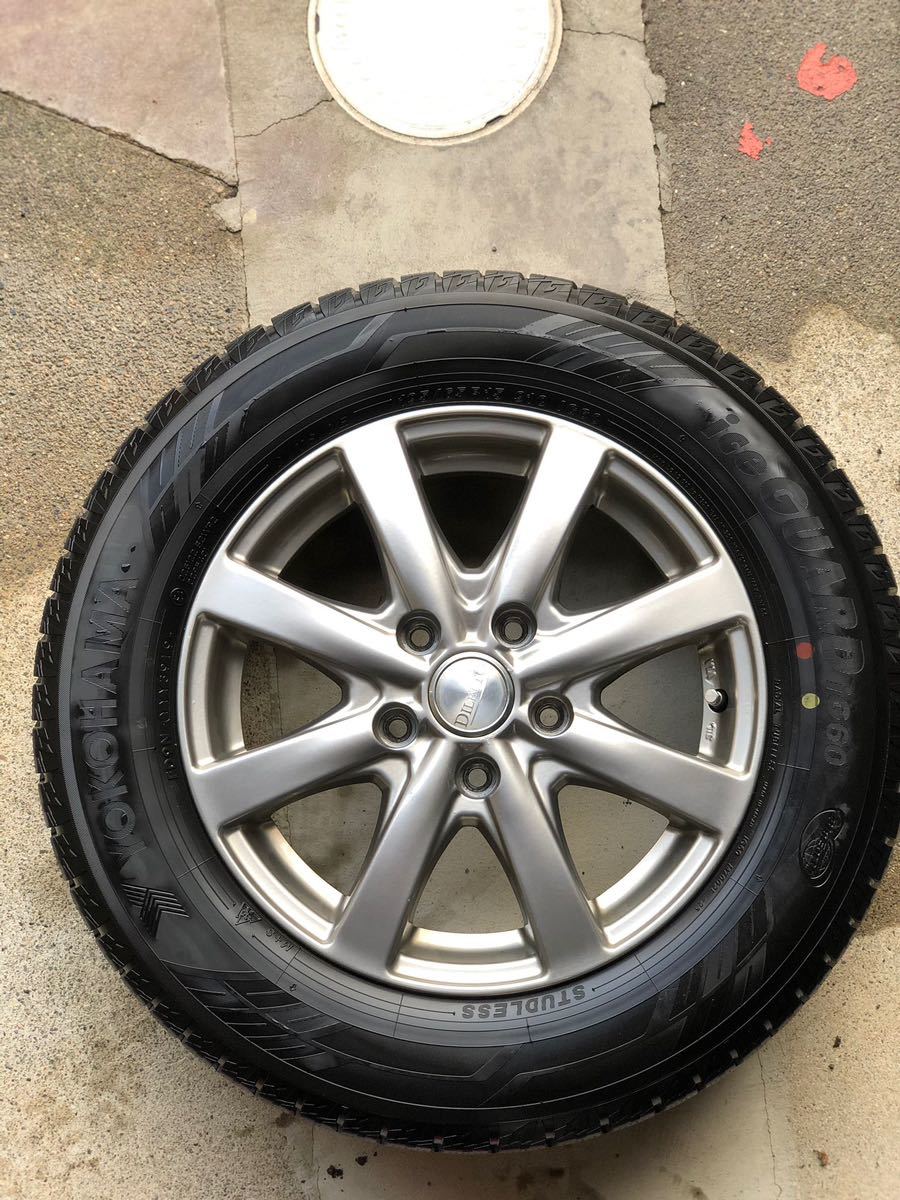 205/65R15ヨコハマiG60ホイール付き！ 2019年製☆ ヨコハマ iG60 195/65R15 タイヤ・ホイールセット ノア